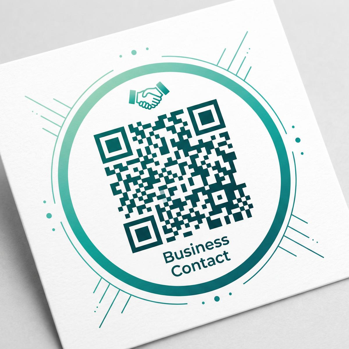 高跟踩踏商务二维码